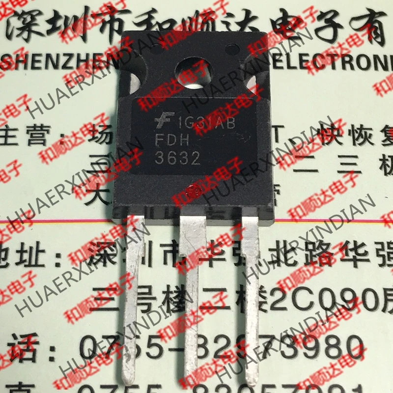 20PCS/LOT New original FDH3632 TO-247 100V 80A