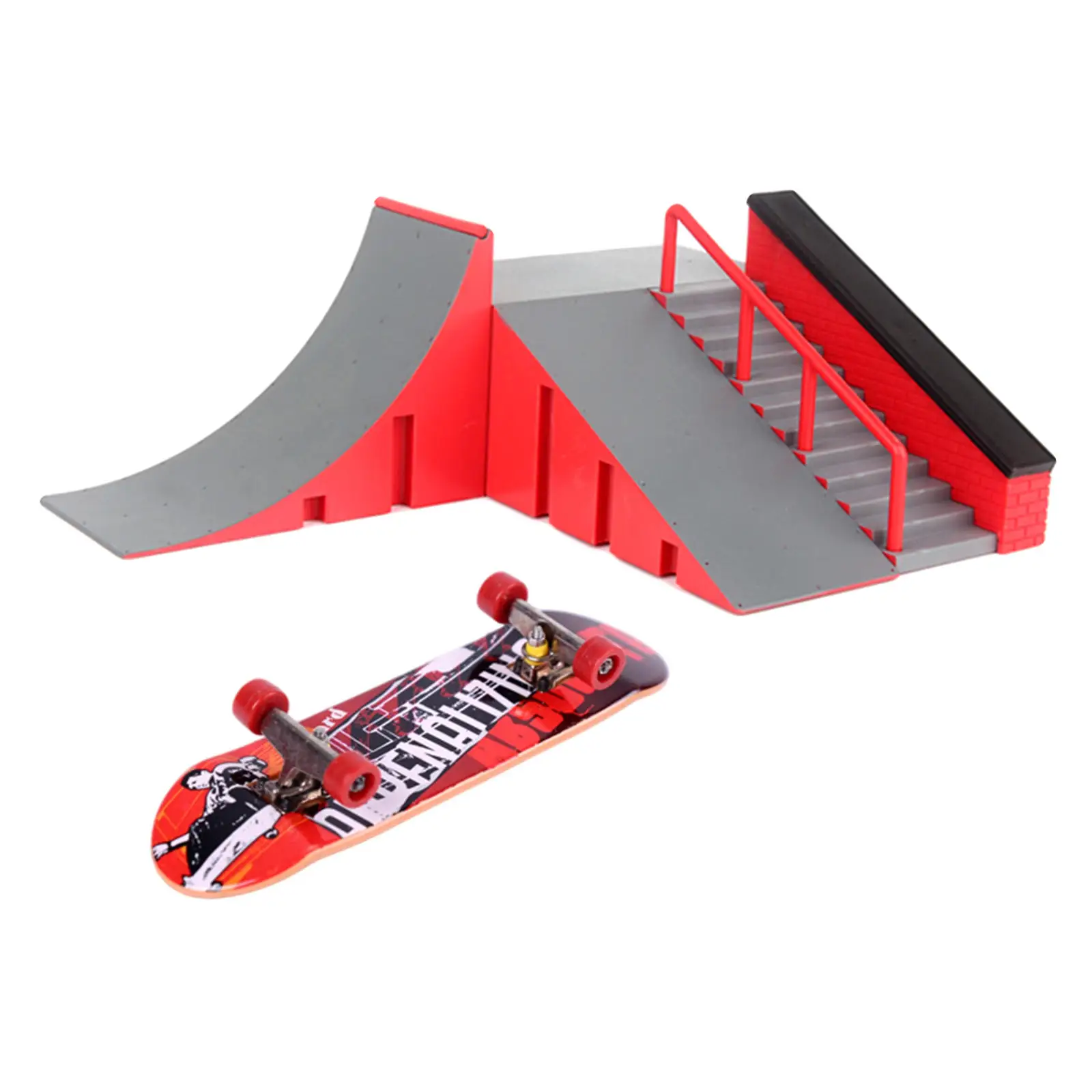 Mini Finger Skateboard Toy Set,Finger Sports Skateboard Scooter Gift Set,Bikes+Fingerboard Skateboards+Skateboard Ramp 
