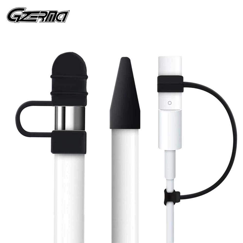 Защитный силиконовый чехол 3 в 1 для Apple Pencil 1-го 2-го поколения | Компьютеры и офис