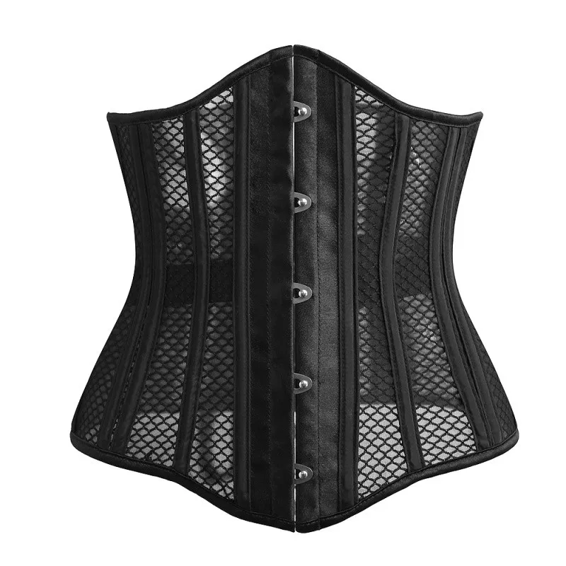 Underbust Corsets Bustiers Sexy Women's Short Steel Bone Waist Slimming