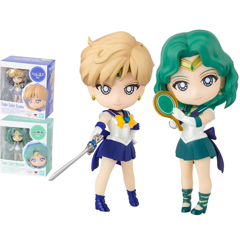 Anime Sailor Moon Neptune Kaiou Michiru PVC Figur Modell Spielzeug Neu 