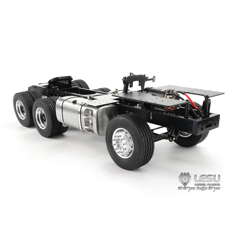 1/14 RC LESU 6X4 MAN Металлическое шасси для трактора TAMIYA
