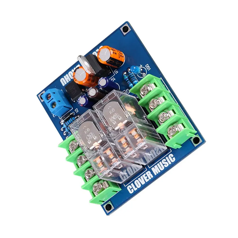Двойной Acron реле 7812 Upc1237 динамик Рог Защитная плата для Diy Ac12-24V США Bc200 Upc1237 релейная Защитная плата