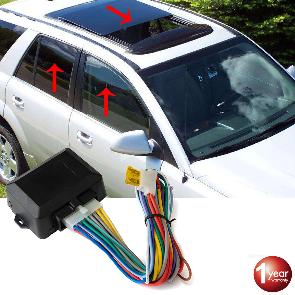Hippcron Car Power Window Closer For 4 Doors Auto Intelligent Close Windows Remotely Module Alarm System Hippcron Car Power Window Closer For 4 Doors Auto Intelligent Close Windows Remotely Module Alarm System
