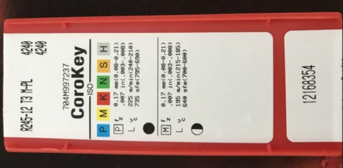 10 шт. карбидные вставки R245-12T3M-PL4240
