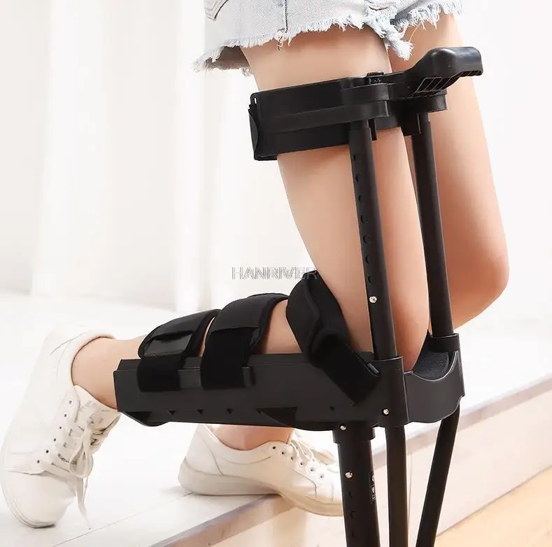 Description Picture 4 of itemSprained ankle fracture leg ankle hurt antiskid stick one leg extension step help walking auxiliary