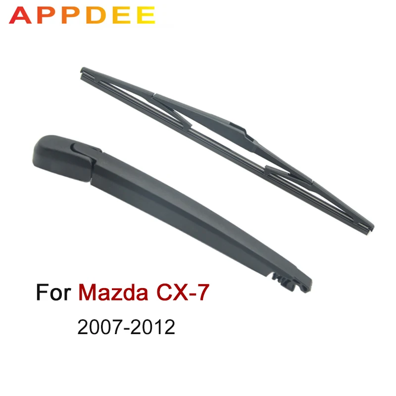 APPDEE стеклоочистителя 1" заднего стеклоочистителя и рычаг комплект для Mazda CX-7 2007-2012 лобовое стекло ветрового стекла заднего стекла