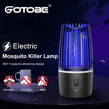 Outdoor Electric Mosquito Killer Lamp LED UV Bug Zapper Photocatalyst Anti Mosquito Trap USB Charging Camping Mosquito Lights