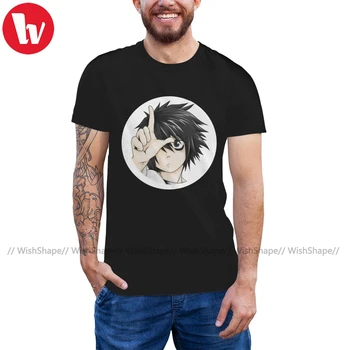 

Death Note T Shirt Death Note L For Loser Gift For Death Note Fan T-Shirt Cotton 4xl Tee Shirt Tshirt