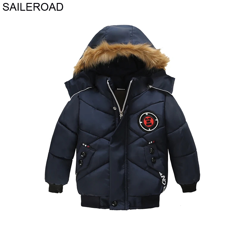

SAILEROAD Children Cotton-padded Jacket Winter Boys Sports Jacket for Warm Parka Coat Kids Clothes Child Winter Coats 2020