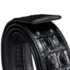 Genuine Leather Automatic Buckle Belts Without Buckle High Quality Cowskin Leather Strap Luxury 3.5cm Automatic Belt DiBanGu