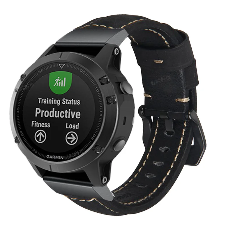 ДЛЯ Fenix 5X 6X браслет 26 мм ремешок для часов из натуральной кожи Garmin 5X/5X Plus/Fenix 3/Descent Mk1
