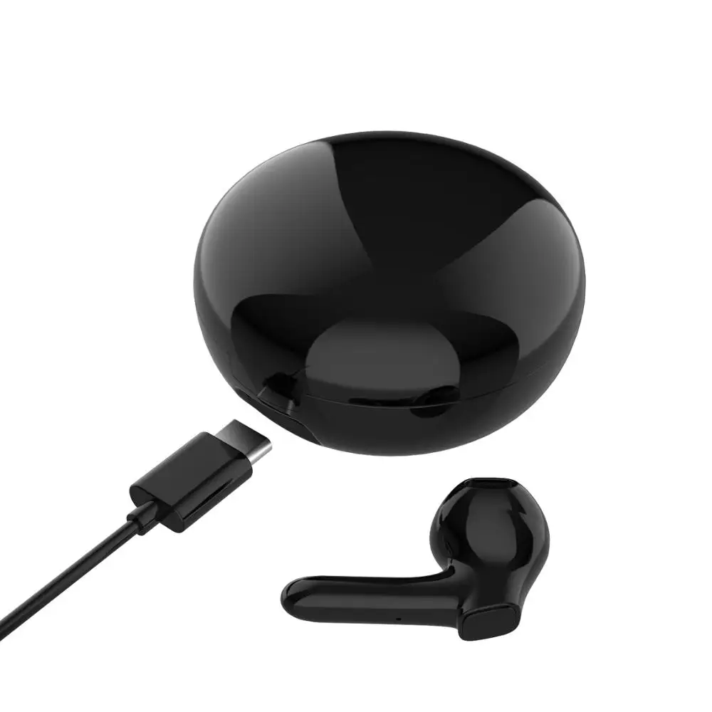Semi in ear Bluetooth headset 5 0 sports earbud wireless headset with LED digital display true wireless stereo binaural headset