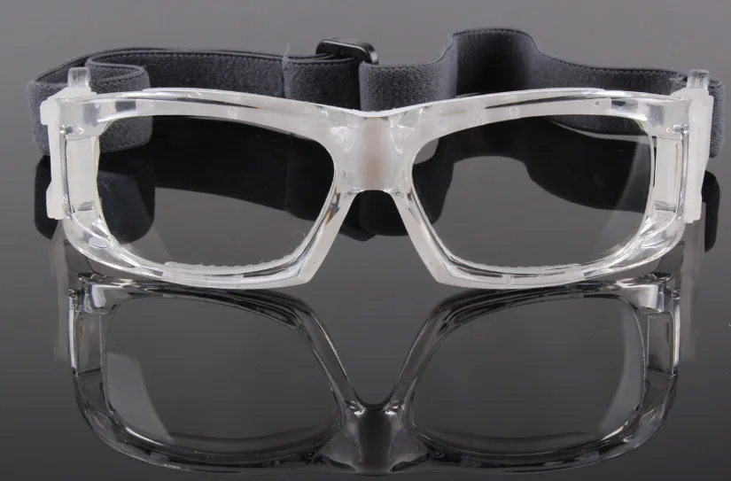 Vazrobe анти взрыв спортивные очки Баскетбол Футбол очки мужские очки для защитные очки рецепт человек - Цвет оправы: clear