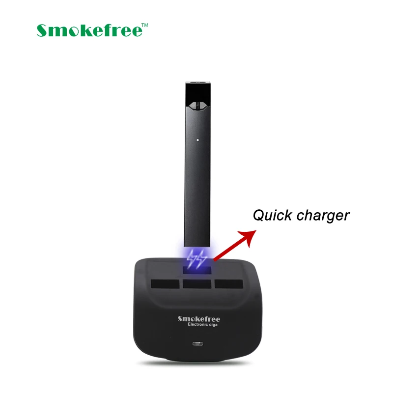 Простой стиль vape зарядка USB мульти зарядное устройство для JUUL с 3 julpods держатель