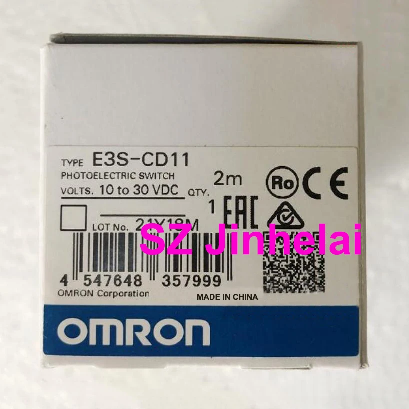 OMRON E3S-CD11 подлинный фотоэлектрический переключатель 2 м