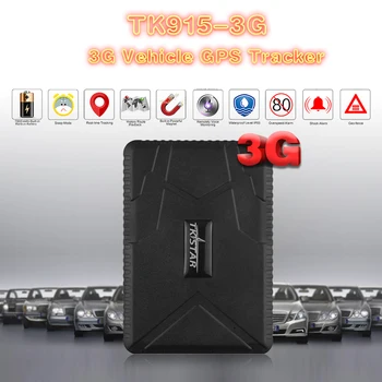 

Multi-function 3G GPS Tracker TK915-3G Strong Magnet For Vehicle Locator Add Waterproof Design With Long Standby Time Free APP