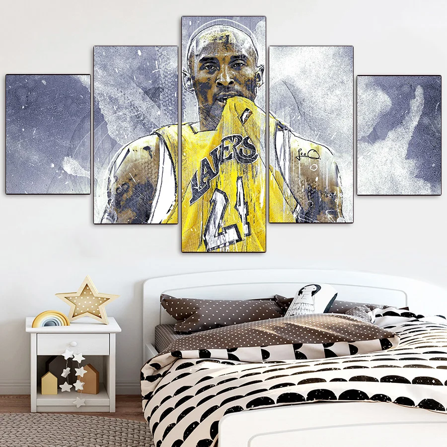 Постер Коби Брайант модульный холст Decorativos живопись HD печать баскетбольная