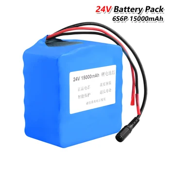 

24V 15Ah 6S 6P 18650 Lithium Li-ion Battery Pack With Bms Board E-bike Battery For Electric Bicycle Scooter LED Equipment