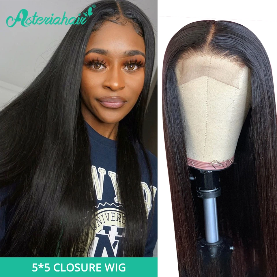 5x5 transparent lace closure wig Clearance