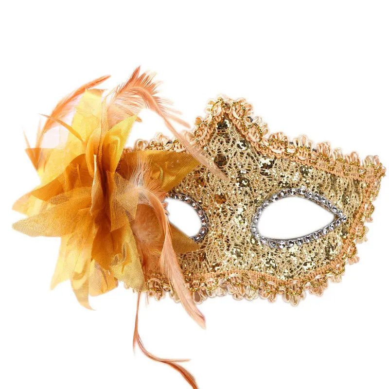Хэллоуин Шар для макияжа вечерние аксессуары фигурка одевания половина уход за кожей лица кромкой кожа Лили маска принцессы маска