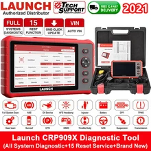 Диагностический сканер LAUNCH CRP909X OBD2, система для диагностики автомобиля, ECU, DPF, TPMS Диагностический сканер LAUNCH CRP909X OBD2, система для диагностики автомобиля, ECU, DPF, TPMS