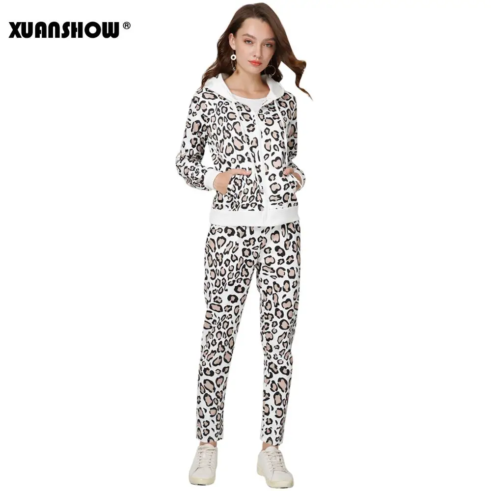 leopard print pantsuit