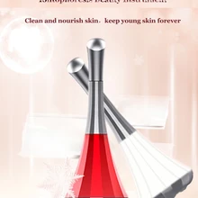 Мини ионный массажер для лица с ионным индуктором ионтофорезом очиститель для лица и питательный прибор для ухода за лицом