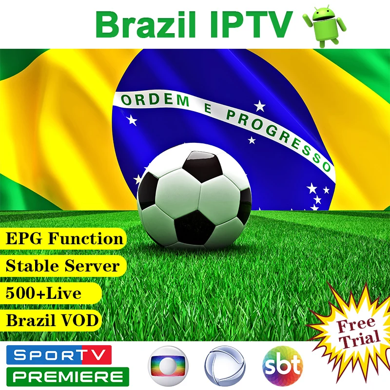 IP tv Бразилия подписка IP tv Android WS tv 500+ Live 4K каналы с EPG VOD Brasil IP tv португальский Бразилия бесплатный тест IP tv