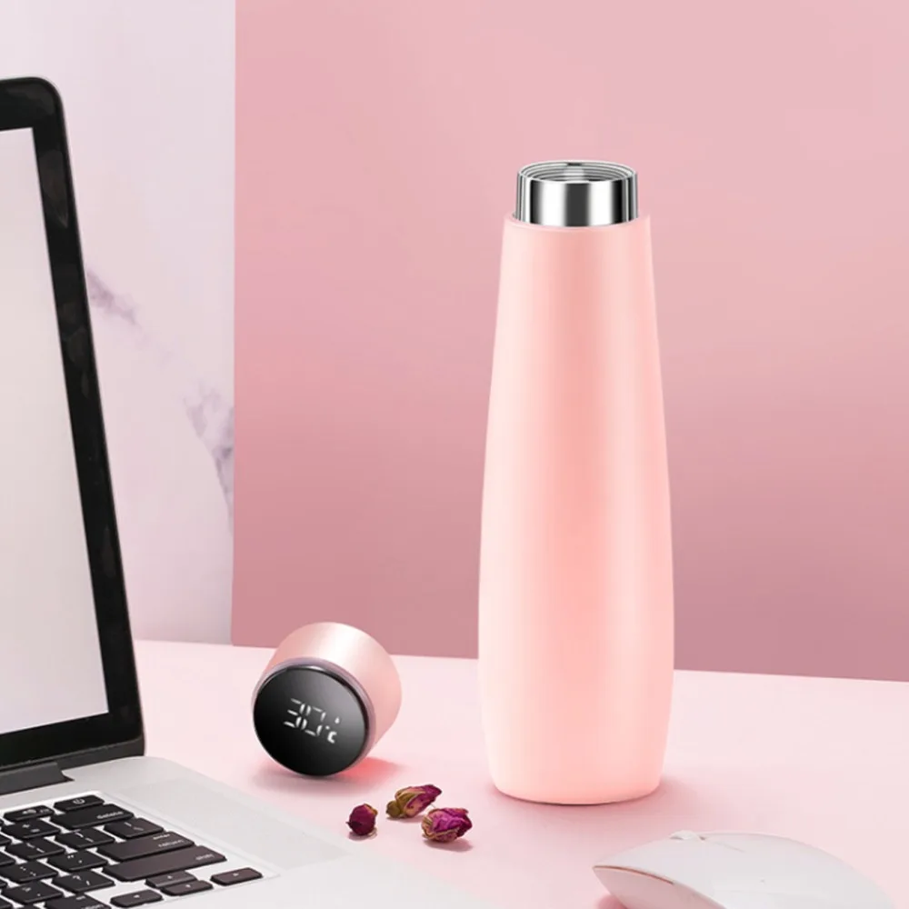 350 мл Термос, бутылка для воды, сенсорный экран, температурный дисплей, напоминание о питье, умная нержавеющая сталь