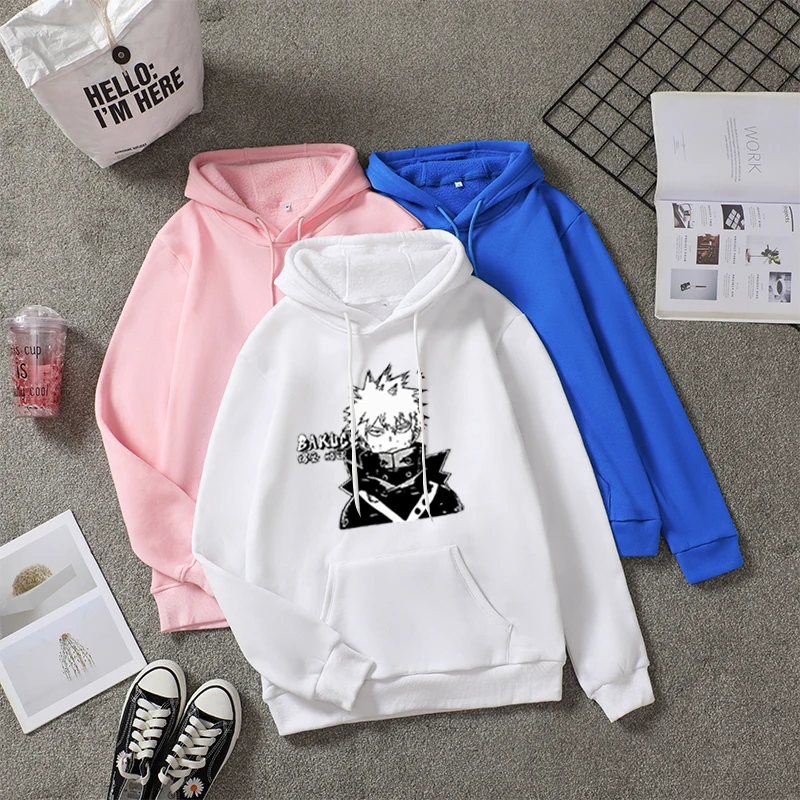 My Hero academic Bakugou 2020 модные толстовки с капюшоном принтом аниме джанпа для