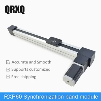 

RXP60 100~3000mm Synchronization Belt Linear Module Guide Motion Rail Motorized Slide Table Actuator For CNC Linear Position Kit