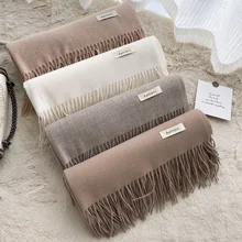 

Wool Scarf Women's Scarf Winter Shawl Woman Scarves for Neck Warm Cashmere Winter Scarf