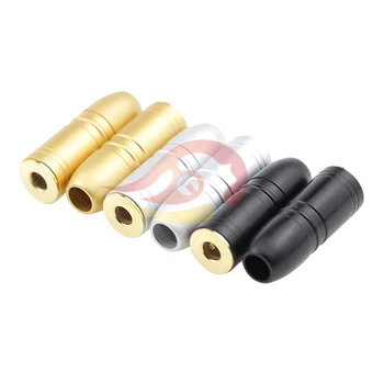 

1pair Audio Connector Earphone Adapter Bullet 4.4mm5 level Balance Plug Socket DIY HiFi Earphone Audio Cable Solder Wire Adapter