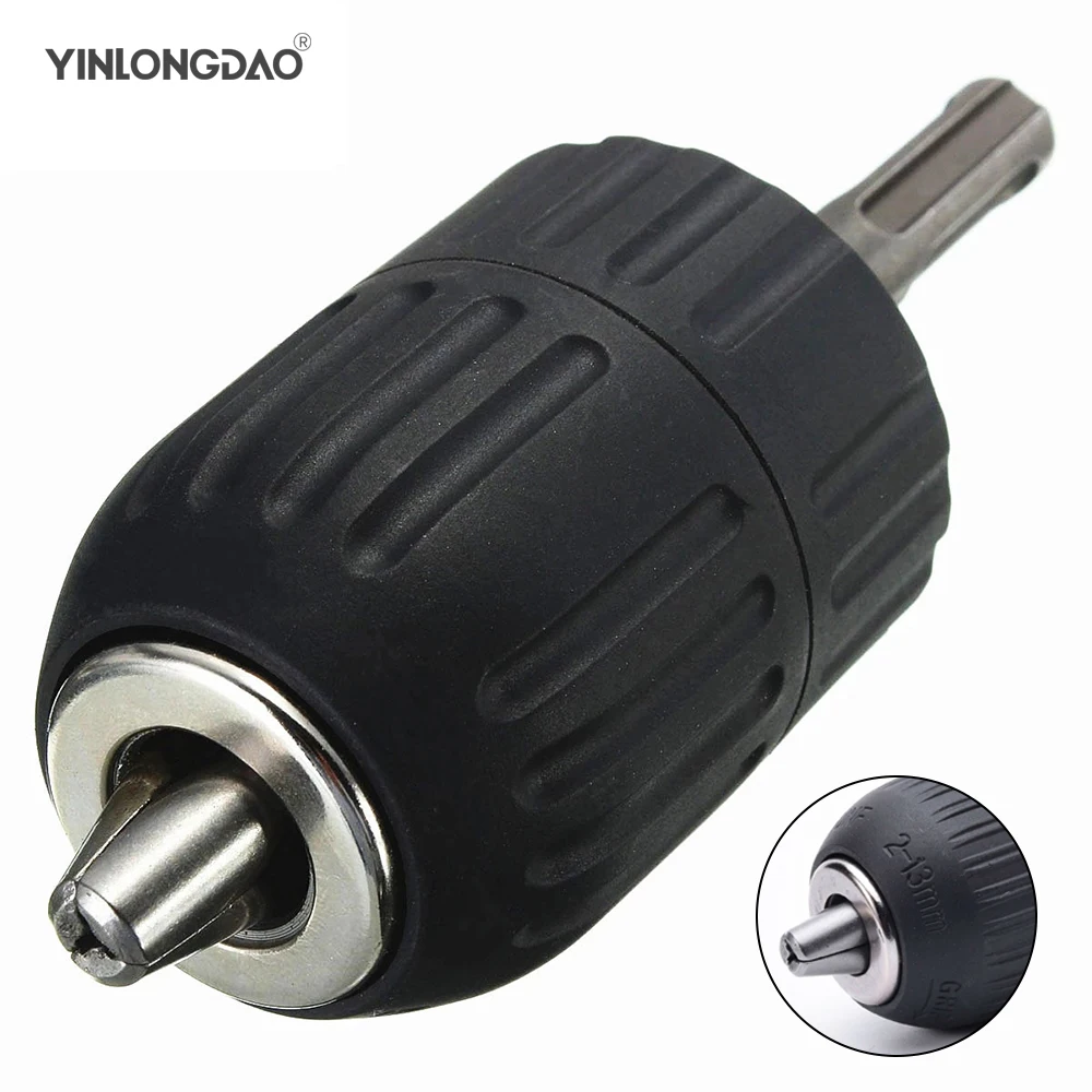 Precision 13MM Professional Keyless Drill Chuck with SDS Adaptor Hardware Tool Part Drill Chuck for 700W Above Impact Drill