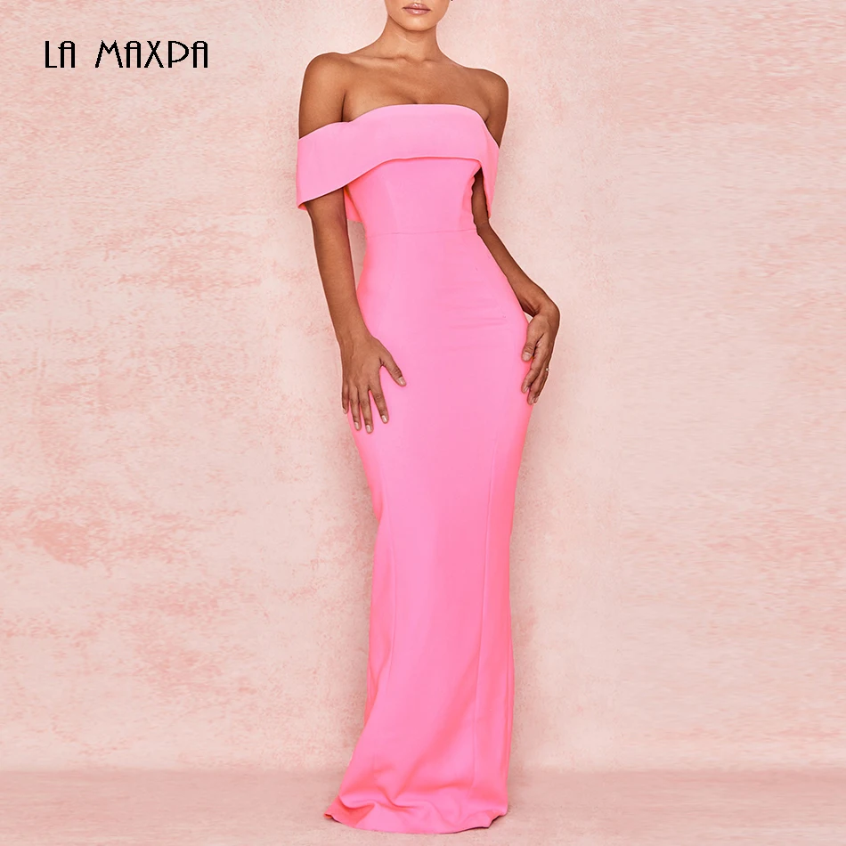 

2019 Autumn New Women's Crossbody Bandage Dress Sexy Bodycon Elegant Pink Dress Celebrity Party Vestidos Wholesale