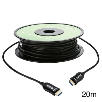 

4K 60Hz Flexible Fast Speed Ultra Thin Computer Projector Video HDMI Fiber Optic Cable Stable Electric 18Gbps Transmission