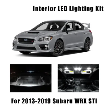 

8pcs White Car LED Bulbs Interior Map Dome Light Kit For 2013-2017 2018 2019 Subaru WRX STI Trunk Cargo License Plate Lamp