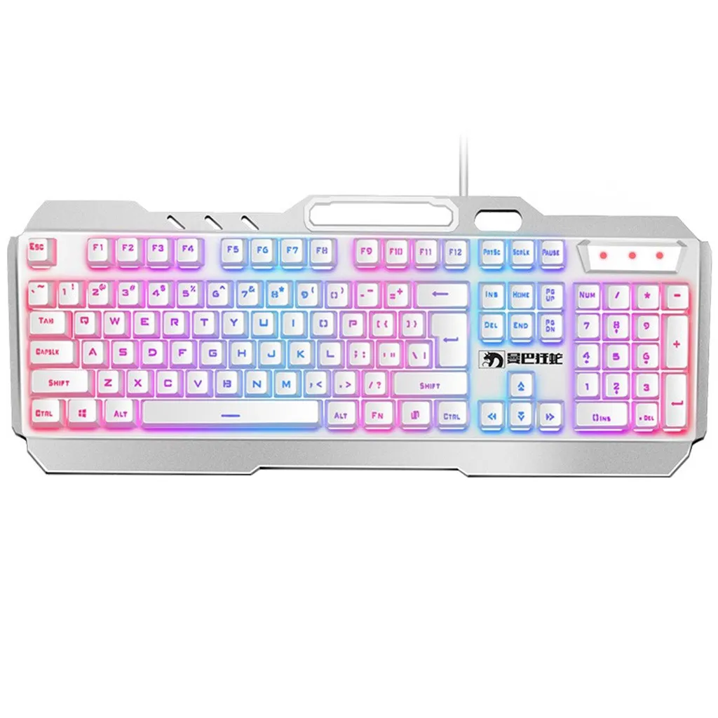 1 комплект игровая Механическая Проводная 16 RGB Подсветка эргономичная клавиатура