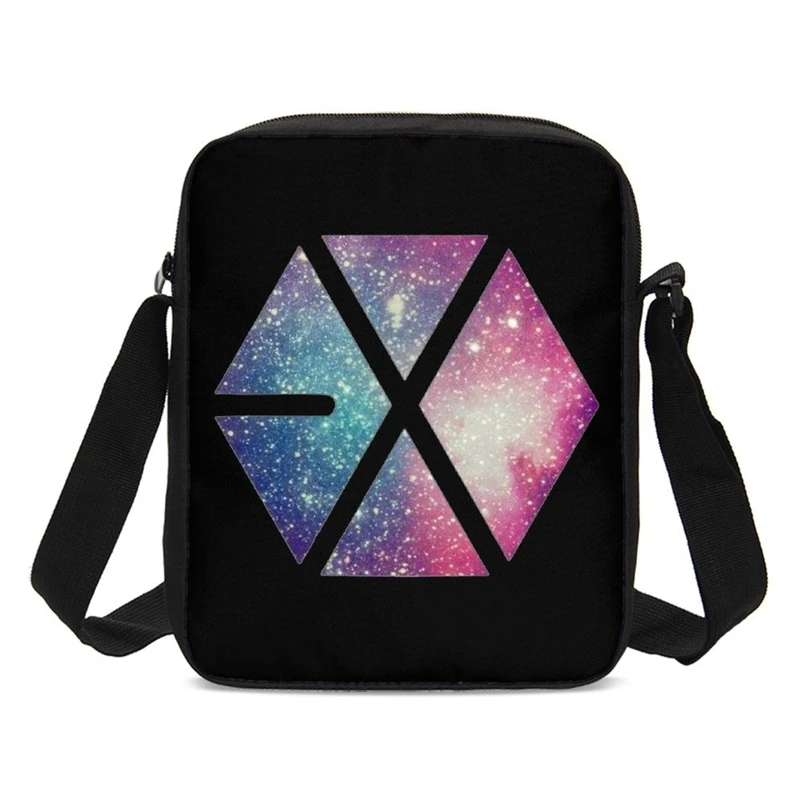 EXO Kpop маленькие дорожные сумки для девочек упаковочные кубики женская спортивная