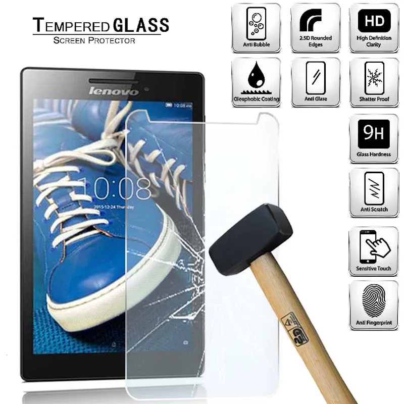

Tablet Tempered Glass Screen Protector Cover for Lenovo Tab 2 A7-20 7.0 Incn Tablet Full Coverage Explosion-Proof Screen