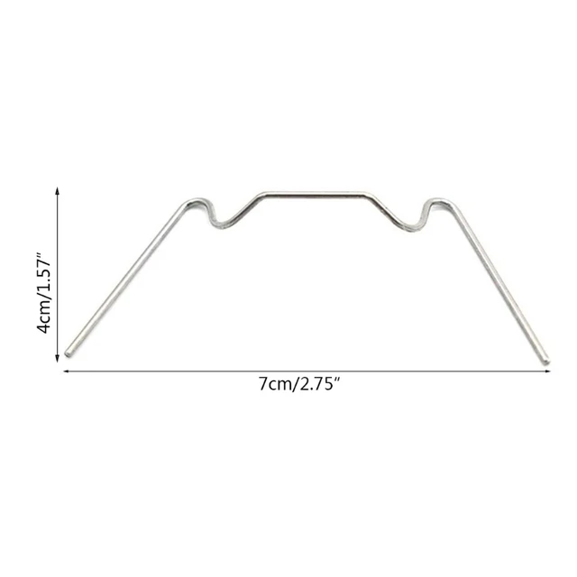 Tartós Vas W-Alakú Gyep Rögzítő Köröm Kertész Őrölt Körmök Mulch Fix Szerszám Az Üvegházhatású Fóliához Ruhához Napfényes Légy Nettó P - Image 5
