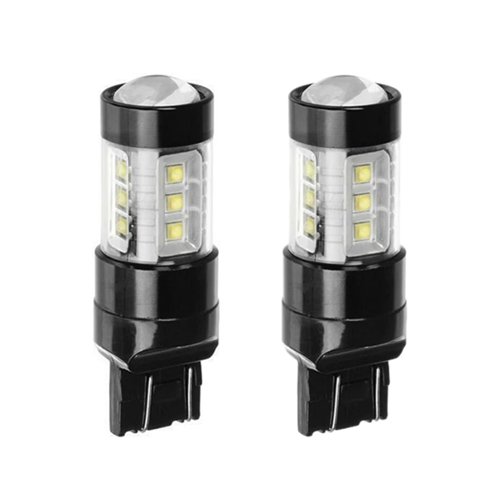 

80W High Power Car LED Turn Backup Lights T20 7440 6000K 800LM White Reverse Bulbs Set Car Signal Light