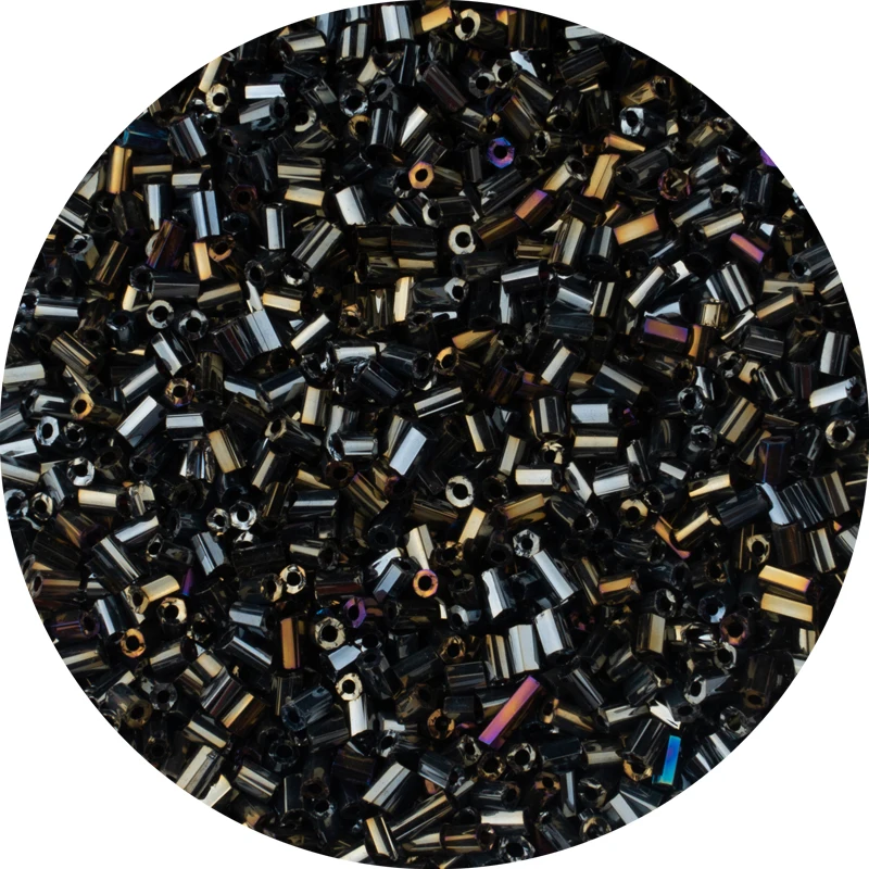 Высококачественный металлический черный 800 шт Чешский цилиндрический стеклянный бисер свободный браслет с бусинами материалы для изготовления ювелирных изделий оптом