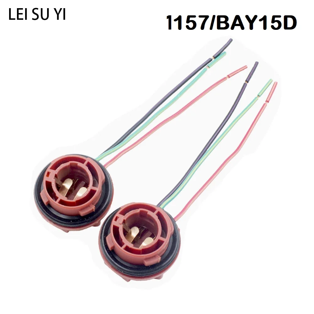 Portalampada LED 1157 – Adattatore Cablaggio 5 Pezzi, 12V, Per Luci Stop, Frecci E Fanali Posteriori, Compatibile Con BAY15d E 7528
