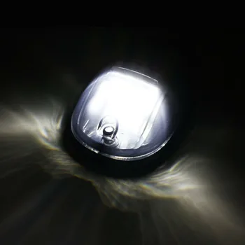 

12V-24V 5pcs 4 X4 Smoked Lens Rooftop Cab Running Light LED 6000K For Dodge RAM 1500 2500 3500 Waterproof