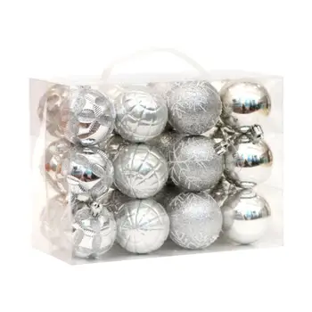 

24pcs/lot Christmas Tree Decor Ball Bauble Xmas Party Hanging Ball Ornament decorations for Home Christmas decorations New