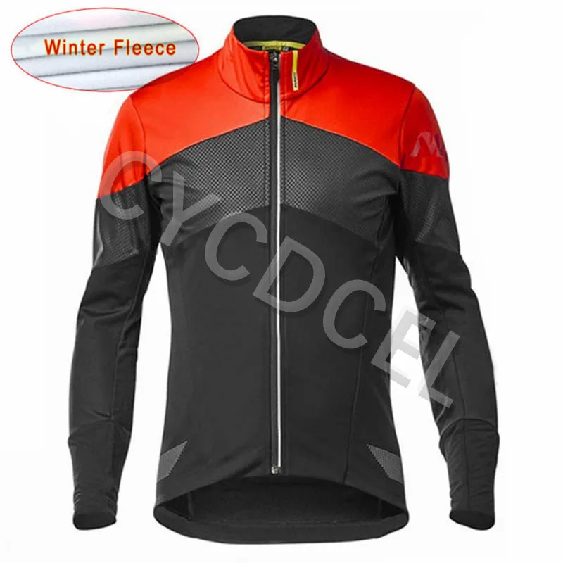 Новинка, MAVIC Maillot Ropa Ciclismo, велосипедные Джерси, рубашки с длинным рукавом, термальный флис, Зимняя дорога, MTB велосипед, топы, одежда для мужчин