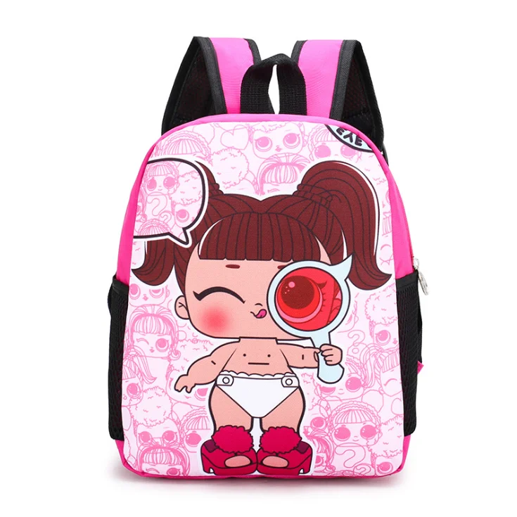 Cute Cartoon LOL Hello Kitty Autumn &amp Winter Adjustable Shoulder Girl's Bag Baby-Toy Plush-Backpack School Kids Outdoor Pack | Игрушки