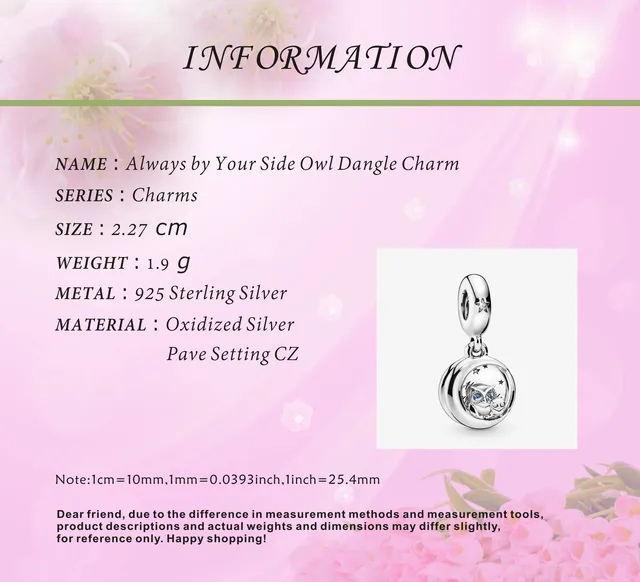 Owl Dangle Charm Charms Products under $30 Brand Name: NPKDS
